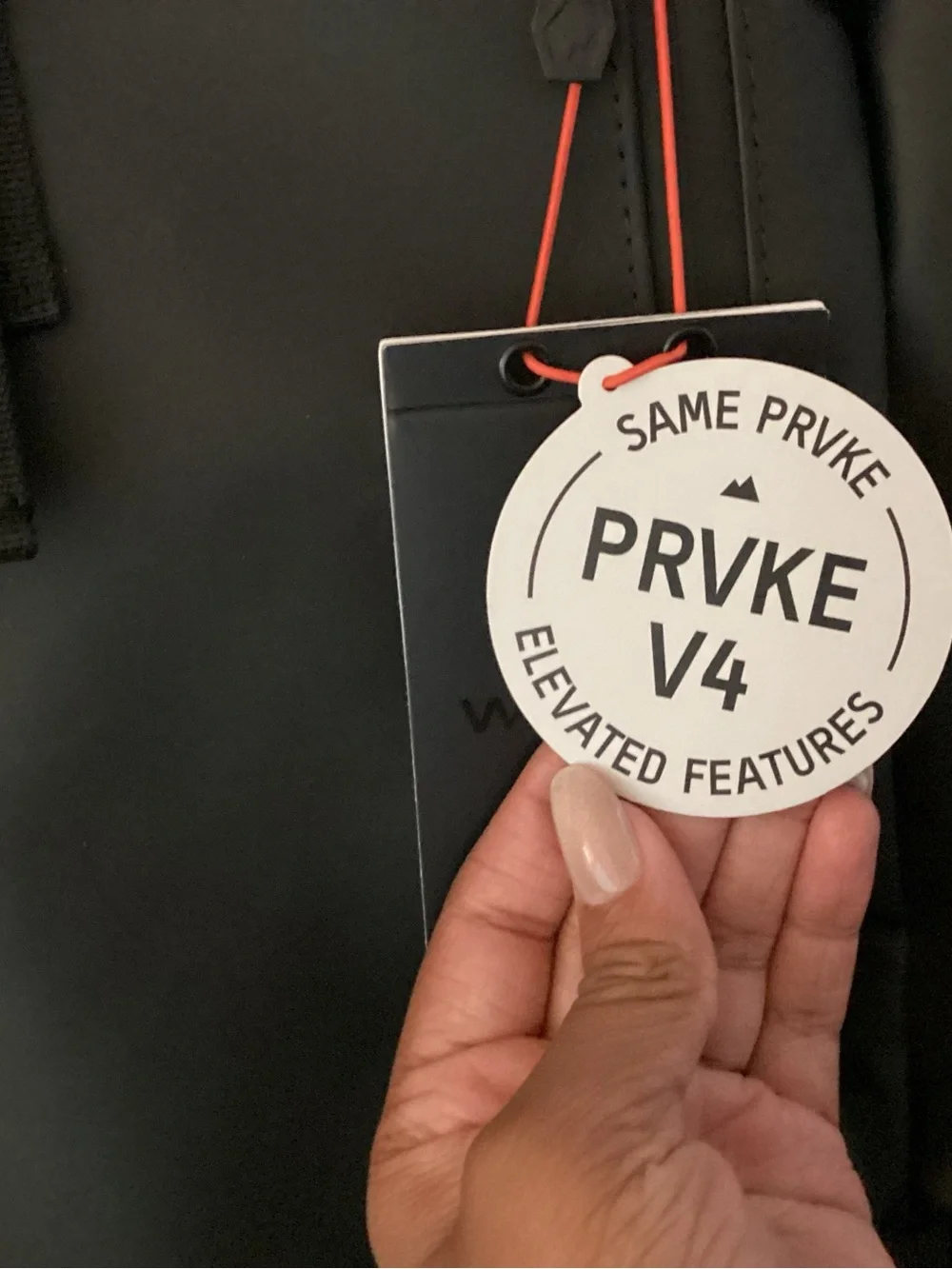 PRVKE V4 Black Men's Roll-Top Backpack
